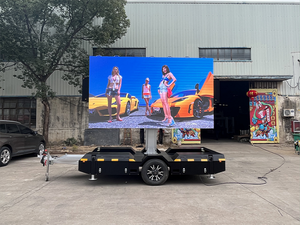 Phong cách mới ngoài trời P4 dẫn đăng Màn hình Trailer Tấm Pin Mặt Trời quảng cáo Trailer HD LED hiển thị - Product Image 4