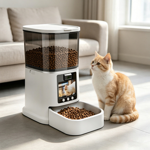 Comederos Inteligentes para Mascotas con Cámaras, Dispensador Automático de Comida para Mascotas con Cámara, Comedero Inteligente para Mascotas - Product Image 1