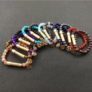 كريستال فريد شفاء نية سر رسالة سوار ، زودياك تسجيل الرغبات سوار ، تعويذة مطرز أساور معبأة مع بطاقة - Product Image 3