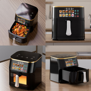 En stock Friteuse à air sans huile multifonctionnelle 12L à écran tactile numérique à réglage intelligent de la température Friggitrice Ad Aria - Product Image 6