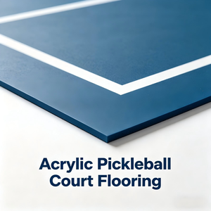 Superficies de Piso Deportivo de Acrílico Modificado Premium para Pickleball y Tenis, Alto Coeficiente de Fricción, Seguras y Estables - Product Image 1