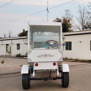 Carroza Fúnebre Eléctrica Blanca Tradicional con Caballos, Carroza Fúnebre de Cuatro Ruedas, Remolque, Venta Especial, Transporte - Product Image 5