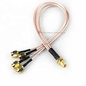 50Ohm Rg316 Rg174 kabel Data Sma konektor laki-laki ke Rp Sma perempuan Rf Coax Jumper koaksial kabel daya Pigtail antena Lte Magnet