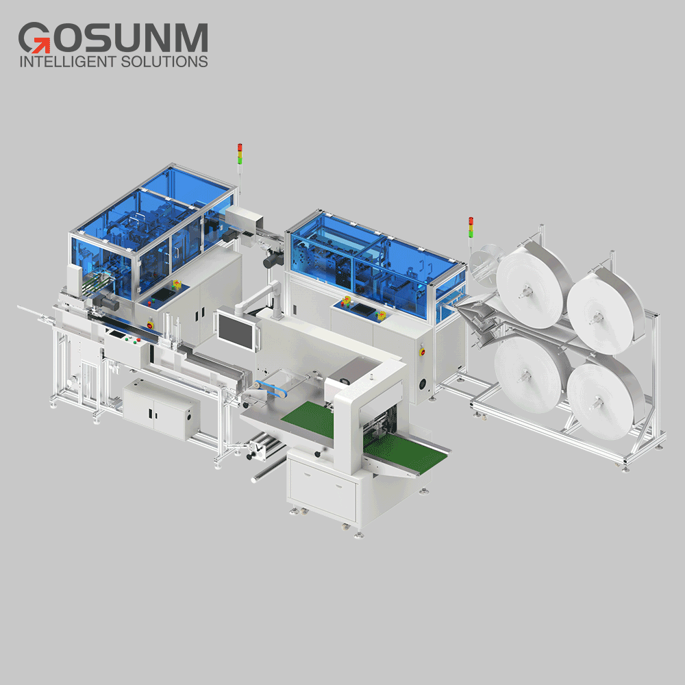 GOSUNM 2021 New Generation Disposable Face Mask Making Machine For Making Face Mask