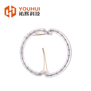 Đặc biệt tùy chỉnh đèn kép đầu hình bầu dục hình sưởi ấm đèn <span class=keywords><strong>Halogen</strong></span> nóng ống - Product Image 2