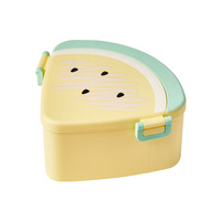 Nouvelle boîte à bonbons créative en plastique en forme de pastèque, joli récipient à collation pour enfants, rangement pour noix et fruits secs, capacité 0-1L, design original