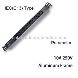 LE Data Center - Regleta de Alimentación PDU de 6 Vías, Universal, con Certificación ISO, para Montaje en Rack, Fabricada en Aleación de Aluminio y Plástico, 220-250 VCA - Product Image 6