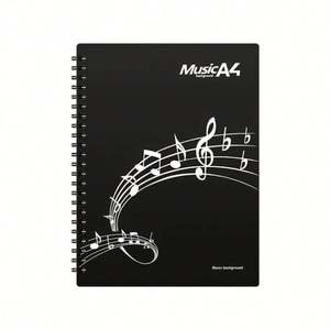 Entrega Rápida, Libro de Datos A4 de Plástico para Negocios, Creativo, Multicapa, 40/60 Páginas, Impresión Serigráfica, para Estudiantes, Profesores, Música, Piano - Product Image 2