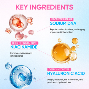 Crème <span class=keywords><strong>Visage</strong></span> en Capsules PDRN TXA à l'ADN <span class=keywords><strong>de</strong></span> Saumon, Niacinamide et Panthénol, Hydratante et Éclatante, Sous Marque Privée - Product Image 3