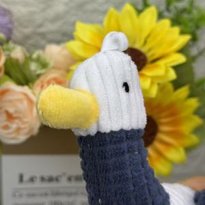 JM Llavero de Peluche de Moda de 17cm, Muñeco de Pato de Peluche Lindo y de Moda, Juguete de Peluche, Adornos para Mochila, Peluche para Máquina de Garras - Product Image 4