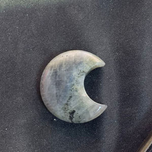Nueva llegada DIY hecho a mano 30MM pulido cristal Luna piedra preciosa accesorio decorativo sin perforar - Product Image 5