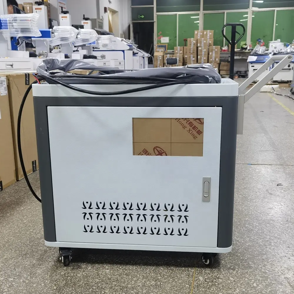 Agents Wanted! 100w pulse laser cleaner laser cleaning machine paint oil coat strip rust removal remover metal steel stone