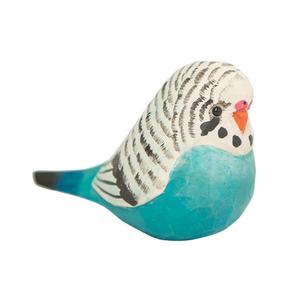 Sculpture en bois écologique faite à la main ornements d'<span class=keywords><strong>oiseau</strong></span> mignon gros <span class=keywords><strong>oiseau</strong></span> gazouillis pour bureau bureau décor de noël artisanat en bois - Product Image 5