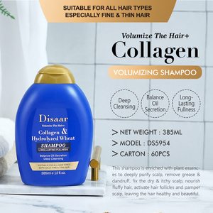 Shampooing volumisant au collagène pour cheveux Shampooing à la biotine Hydrolysé Équilibre du blé Sécrétion d'huile volumateur Plénitude Shampooing pour cheveux bio - Product Image 2