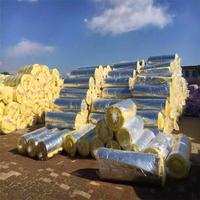 Rouleau de laine de verre en aluminium mince, rouleau de fibre de verre centrifugée insonorisant pour cloison de plafond