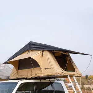 대형 럭셔리 캠핑 텐트 4wd 루프 탑 텐트 차양이있는 자동차 지붕 탑 텐트