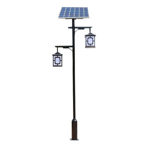 Estilo clásico al aire libre 150W LED Luz de jardín Lámpara de calle en forma de lágrima Urban Albany Light IP65 AC Fuente de alimentación solar - Product Image 4