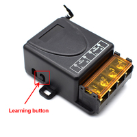 Interrupteur à distance RF 433Mhz AC 220V 110V 85-250V 1CH 30A Relais Récepteur Émetteur pour Lumière Pompe à Eau Garage
