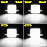 Ampoule LED COB TCYATO Festoon 31mm 36mm 39mm 41mm C5W C10W Blanche pour Voiture, Plafonnier, Lecture, Coffre, Plaque d'Immatriculation, Véhicule