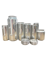 Boîte en aluminium monobloc de 250 ml, 330 ml, 500 ml avec # 202 Couvercles faciles à ouvrir pour les emballages de boissons, en alliage d'aluminium, en métal, pour les canettes