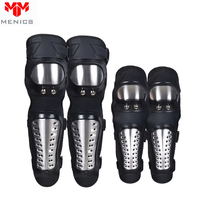 Menics OEM/ODM – Protections de genoux et de coudes en mousse EVA souple, taille unique, pour moto, avec polyester, chaudes, pour usage extérieur
