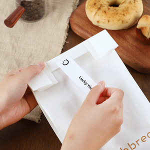 Bolsa de papel simple para pan, empaque para baguettes y panes largos, bolsa para llevar de panadería para donuts y bagels, bolsa de papel antigrasa - Product Image 4