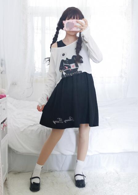 Per donna Abito casual Abito in cotone e lino Vestito svasato Mini