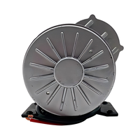 Moteur à engrenages à balais 12V 24V 250W MY1016Z, même modèle que Unitech, arbre court avec support de pied et poulie, 2700 tr/min