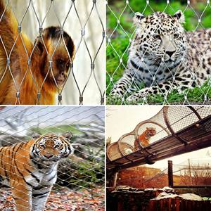 Fabriek Direct Roestvrijstalen Dierentuin Gaas-Zware Veiligheidsnet Touw Voor Dierenverblijven En Volière Hekwerk - Product Image 3