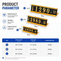 Support de Présentation en Alliage d'Aluminium de Luxe pour Étiquettes de Prix – Idéal pour Bijouteries, Boutiques, Supermarchés et Promotions Commerciales
