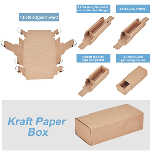 Boîte d'emballage de luxe en carton personnalisée avec logo pour café et thé, petite boîte cadeau pour sachets de thé, boîte à thé en carton - Product Image 3