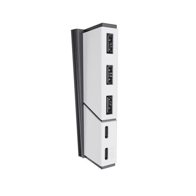 USB Hub USB2.0 Splitter Expander Extension High Speed Adapter 1 to 5 Multi Ports for PlayStation 5 PS5 Plug and Play