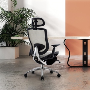 Office Furniture Supplier Staff Mesh Computer Desk Ergonomic Executive Chair Chairs Office With <b>Footrest</b> - Product Image 4