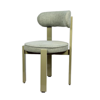 Chaise de salle à manger en bois massif, style antique, minimaliste moderne, avec revêtement en tissu, chaises de salle à manger pour hôtel
