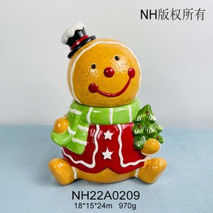 Lọ Đựng Bánh Quy 3 Chiều Bánh Gừng Kỳ Nghỉ, 72 Oz, Hộp Kẹo Gừng Nam Nhiều Màu, Đỏ, Xanh Lá Cây, Trắng, Nâu - Product Image 2