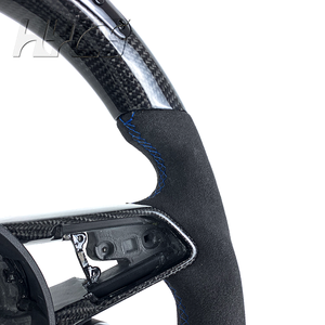 Volant en cuir pour <span class=keywords><strong>Audi</strong></span> 8Y 8P 8V B8 B9 TTS A4 B8.5 A5 A6 C6 C7 C8 4F A7 A8 Q3 <span class=keywords><strong>Q5</strong></span> S3 8V S4 S5 Rs3 Rs4 Rs5 Rs7 Tt 8J R8 - Product Image 5