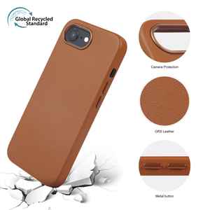 <span class=keywords><strong>เคส</strong></span>หนัง PU รีไซเคิล GRS สำหรับ <span class=keywords><strong>iPhone</strong></span> 1716 15 Pro Max Samsung  ปลอกโทรศัพท์แบบชาร์จไร้สายแม่เหล็ก  เป็นมิตรกับสิ่งแวดล้อม ขายส่ง - Product Image 2