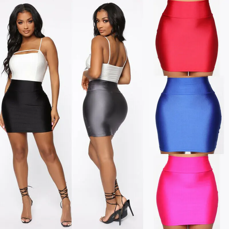 New Micro Mini Skirts Women Summer Sexy Womens Skirts Casual Package Hip Short Women Party Female Skirt Streetwear