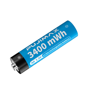 Fujimax baterai Li-ion 3400mWh 1.5V, baterai Lithium Ion AA tegangan konstan baterai Li-ion isi ulang dengan kabel untuk senter mikrofon - Product Image 5