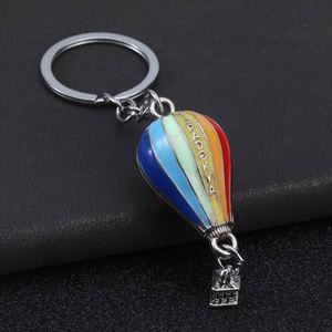 Nuevos Llaveros Personalizados de Metal 3D con Forma de Globo Aerostático, Creativos Recuerdos de Viaje de Turquía KAPADOKYA, Llaveros de Aleación con Impresión UV - Product Image 2