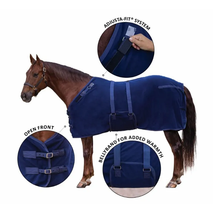 بطانية حصان قابلة للتكيّف بدرجة طبيعية للخروج، سجاد من صوف الحصان المنعش ذات طابع شخصي