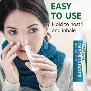 Inalatore nasale aromaterapia Private Label, rimedio naturale a base di erbe con oli essenziali di raffreddamento per aumentare il respiro - Product Image 2