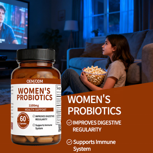 Probiotica voor vrouwen 1100mg capsules - Verbetert de spijsvertering en ondersteunt het immuunsysteem - 60 capsules OEM/ODM - Product Image 4