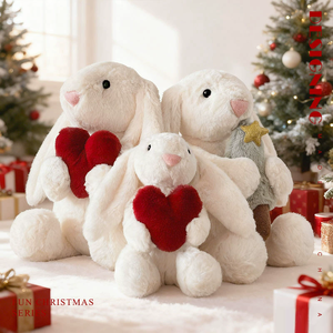 <strong>UK</strong> JC Doll Fun <strong>Christmas</strong> Tree Rabbit Plush Toy, Heart-Hugging Bunny Doll, <strong>Christmas</strong> Decoration - Product Image 1