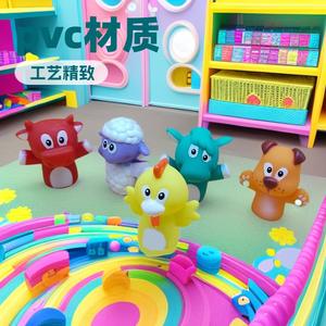 Pvc फिंगर कठपुतली कार्टून मिनी पढ़ने मशीन शैक्षिक खिलौना 2 से 4 साल के लिए - Product Image 2