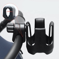 Porte-gobelet universel Wellfine pour poussette, chariot de bébé, organisateur de bouteilles, porte-gobelet rotatif à 360 degrés