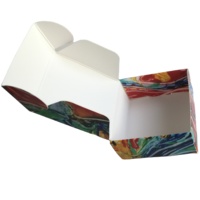 Boîte d'emballage en papier kraft personnalisé, boîte de haute qualité, pour Texture artistique abstraite, vente en gros