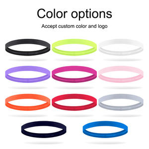 Bandeau de sport pour <span class=keywords><strong>femme</strong></span>, style été, fin, respirant, antidérapant, brodé avec logo personnalisé, absorbant, léger, 100% coton - Product Image 2