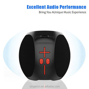 Haut-parleur étanche ZQS-P1 5W Puissant caisson de basses super puissant Haut-parleur BT avec carte TF/FM - Product Image 4