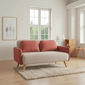 Canapé-<span class=keywords><strong>lit</strong></span> pliable simple et élégant pour les petits espaces. Sofa luxueux de tissu avec la caractéristique se pliante à double usage multifonctionnelle. - Product Image 1